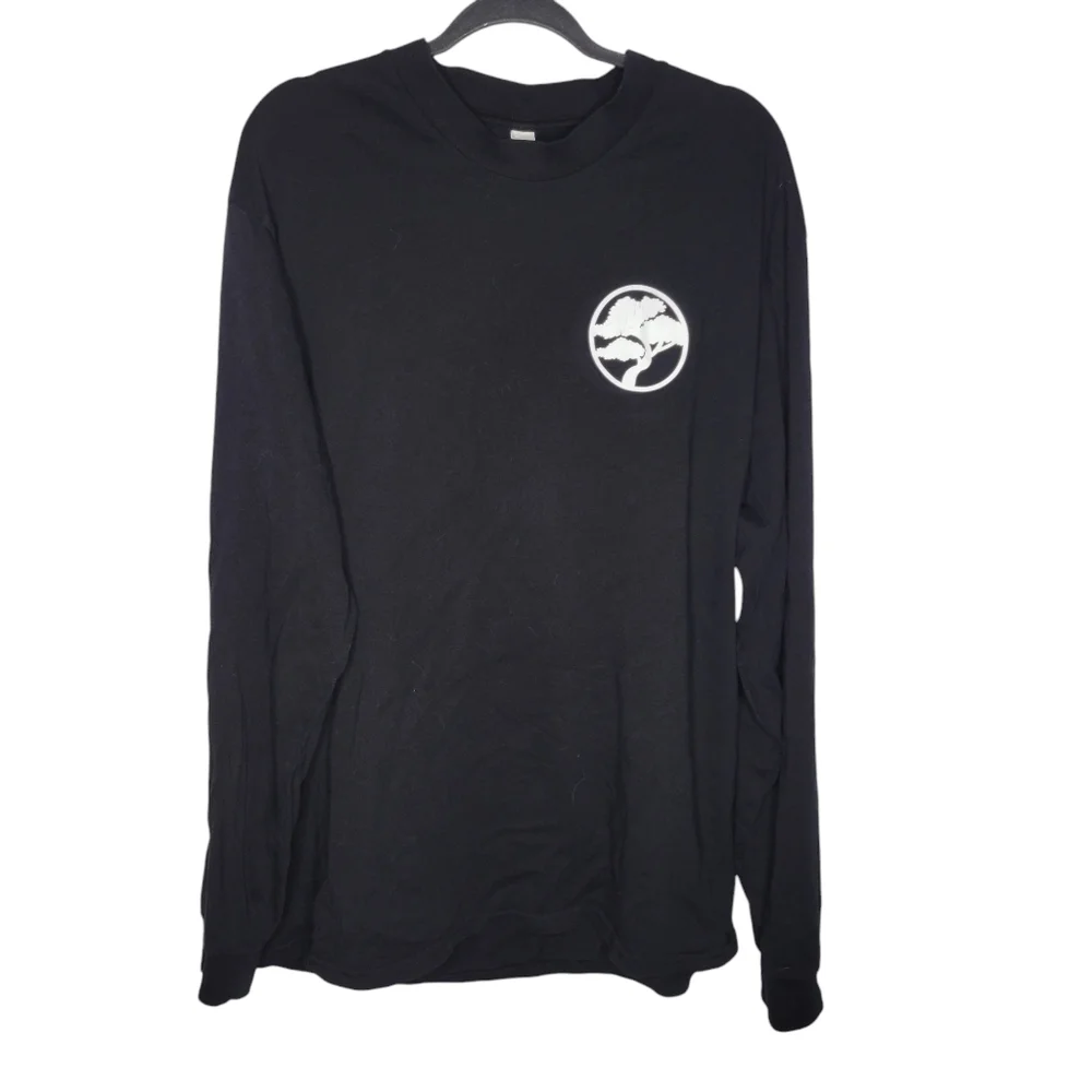 Harambe Planet of the Apes Parody Long Sleeve Graphic T-Shirt in Black Size: XXL